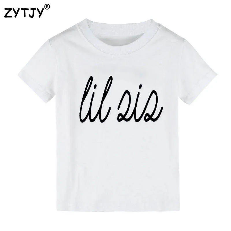 Lil sis/Детская футболка с надписью little sister рубашка для мальчиков и девочек детская