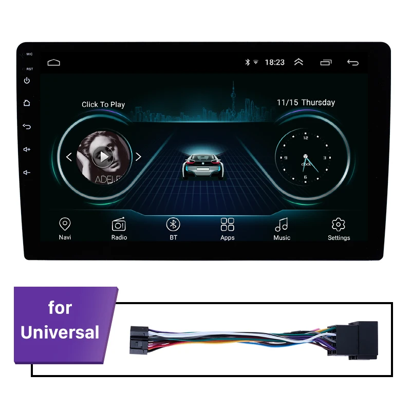 for universal Seicane Универсальный для hyundai suzkia vw toyota honda kia nissan 9 дюймов Android 8,1 2Din gps Navi Автомагнитола плеер wifi 3g - Цвет: for universal