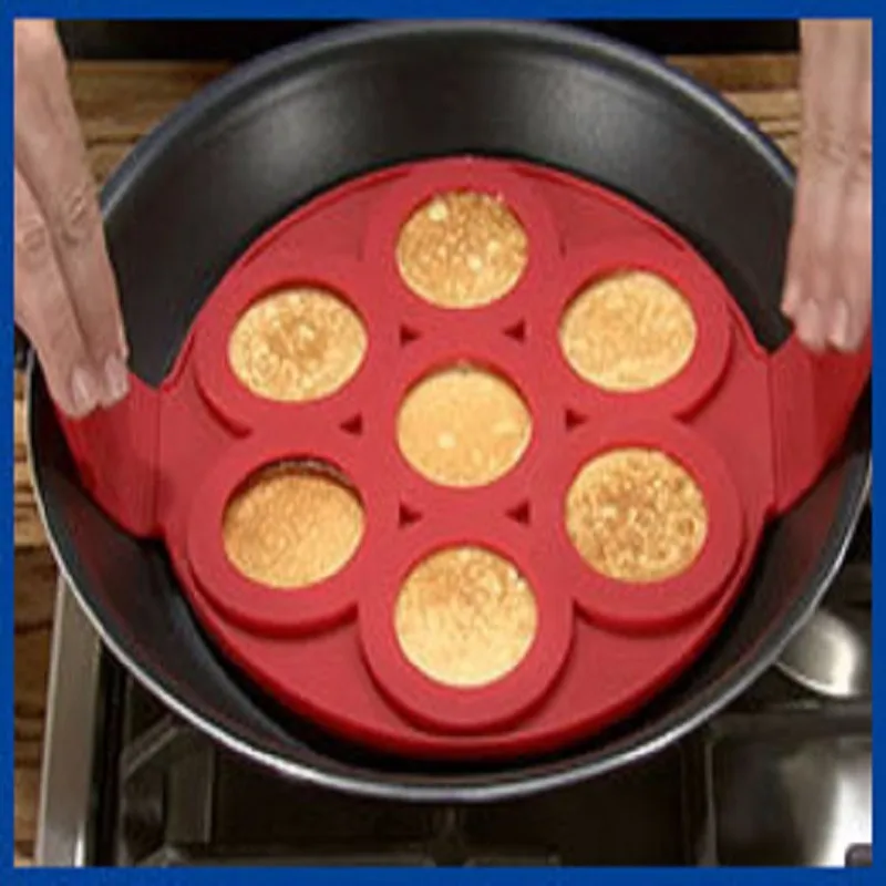 Антипригарное кольцо WALFOS из пищевого силикона для яиц печенья мяса пирога