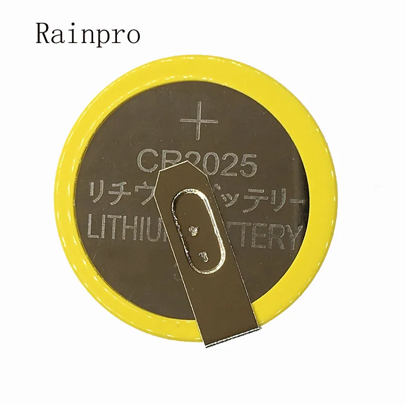 Батарейка с кнопкой сварки Rainpro 5 шт./лот CR2025 2025 90 градусов|Часовые батарейки| |