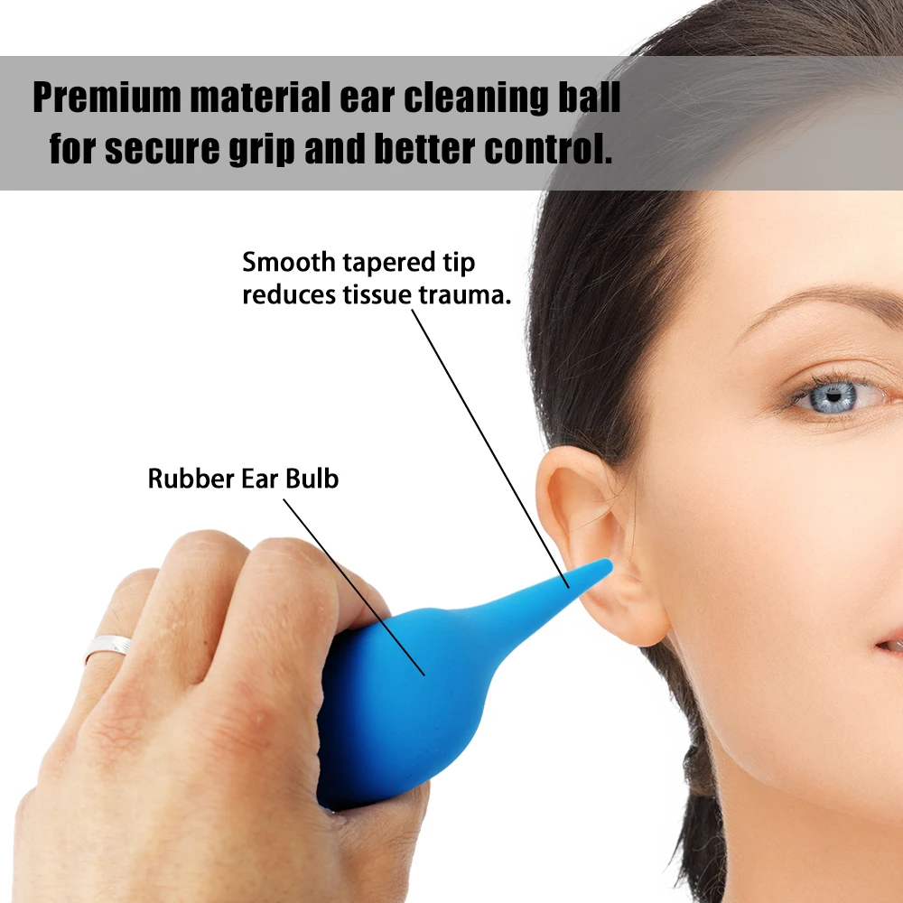 Ear Cleaner Household Washing Tool Kit Ears Cleaning Accessory Suite 1 Psc Basin And Pcs Rubber Bulb | Красота и здоровье