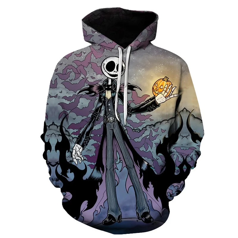 New Jack Sally 3D sweatshrits Для мужчин женщин Толстовки с принтом Лидер продаж Качество Мода