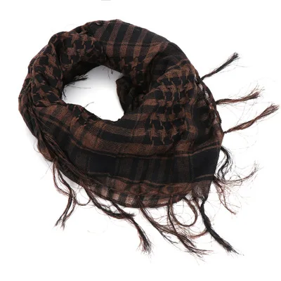 12 Шаль Keffiyeh Kafiya АРАФАТ ШАРФ в арабском стиле теплый хлопковый шарф с кисточками Арафат платок - Цвет: 12