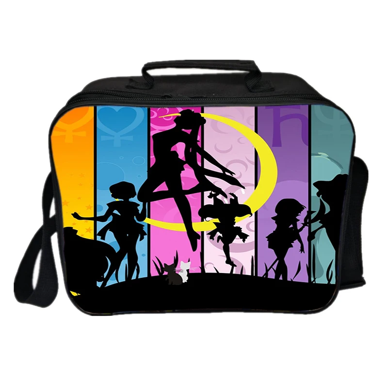 

Student Worker Sailor Moon Portable Lunch Box Men Women Boys Girls Beautiful Lunch Storage Children New School Food Lunch Bag