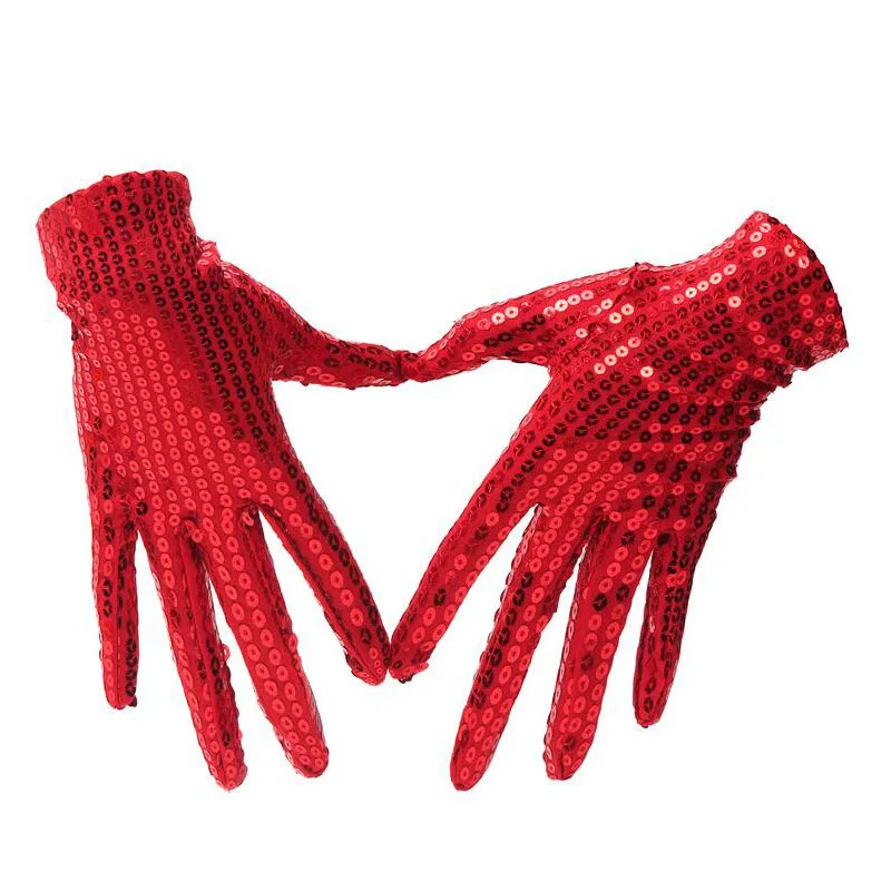 Перчатки на запястье с блестками для взрослых Хэллоуин вечеринок танцев сцены