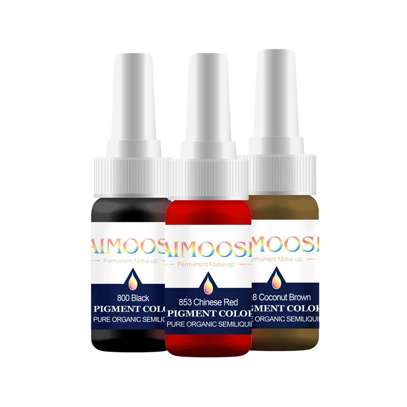 1 шт. тату микро Перманентный макияж Пигмент для бровей и губ Красота Косметика