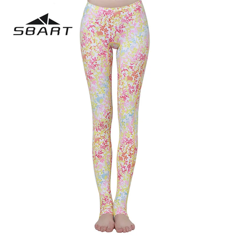 Женские трико SBART штаны для фитнеса плавания серфинга дайвинга леггинсы