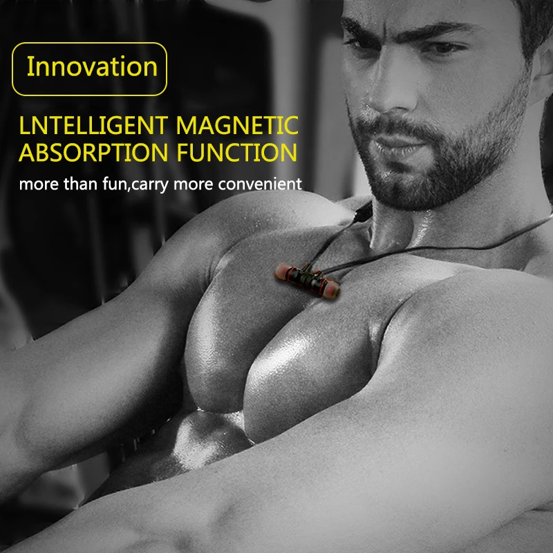 Bluetooth наушники MOONSTAR спортивные беспроводные гарнитура с микрофоном для