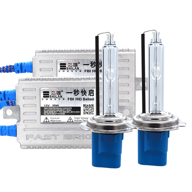 SKYJOYCE Премиум Быстрый Яркий 55 Вт HID комплект ксеноновой лампы Xenon H7 H1 9005 9006 H11 5500K FBI