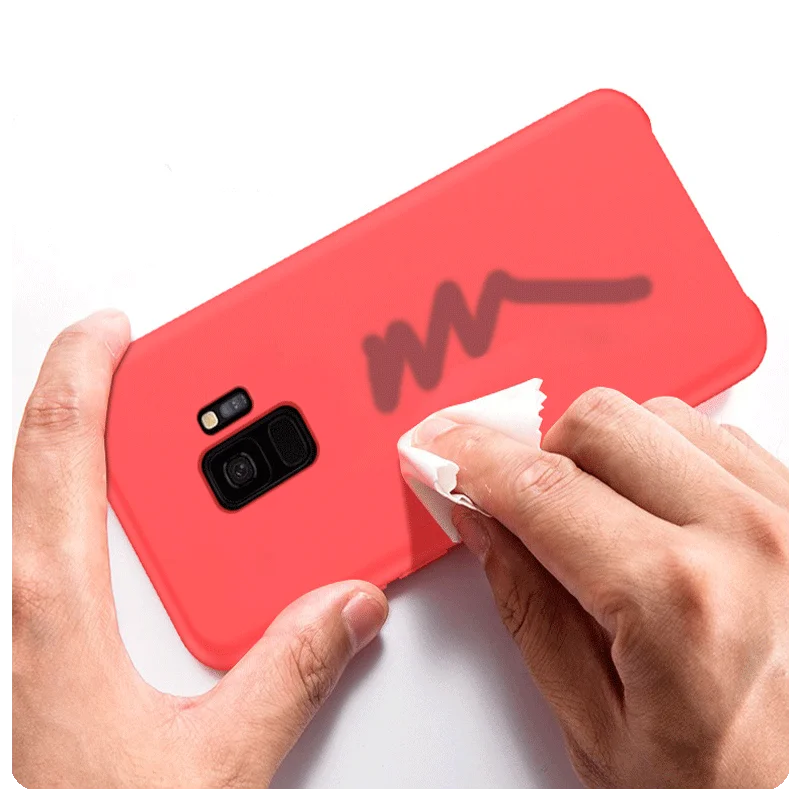 Жидкий силиконовый чехол для samsung Galaxy A50, A70, S10, Note10 Plus, мягкий матовый чехол для samsung Note10, 8, 9, S8, S9, S10 Plus, чехол