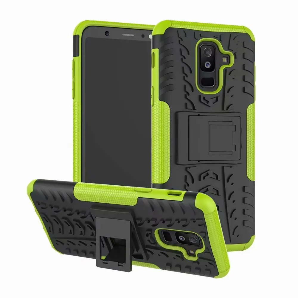Dazzle Hybrid Case For Galaxy(J3 J6 A6 Plus J7 duo)2018 LG Q7 ShockProof Hard Plastic+Cover Rugged Skin 100PCS | Мобильные телефоны