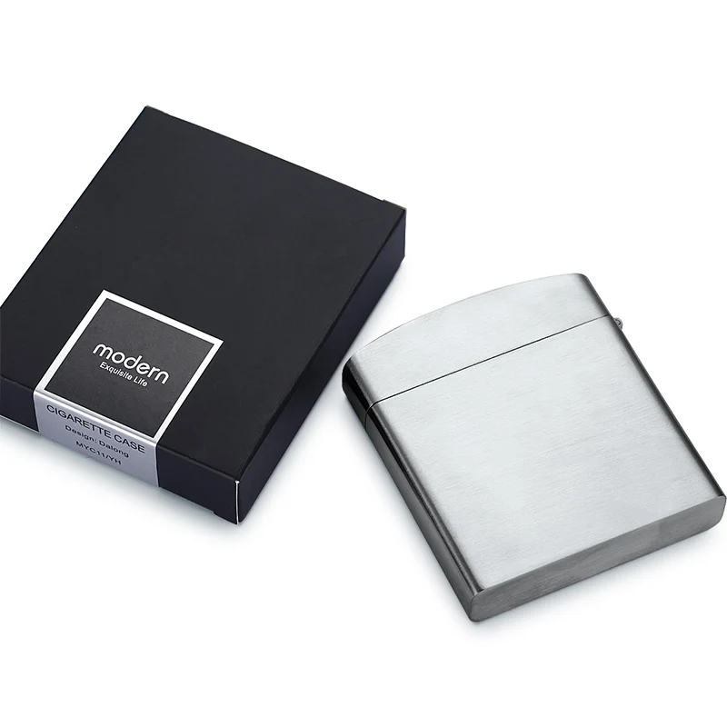 Немецкий современный креативный мужской портсигар джентльмена из нержавеющей