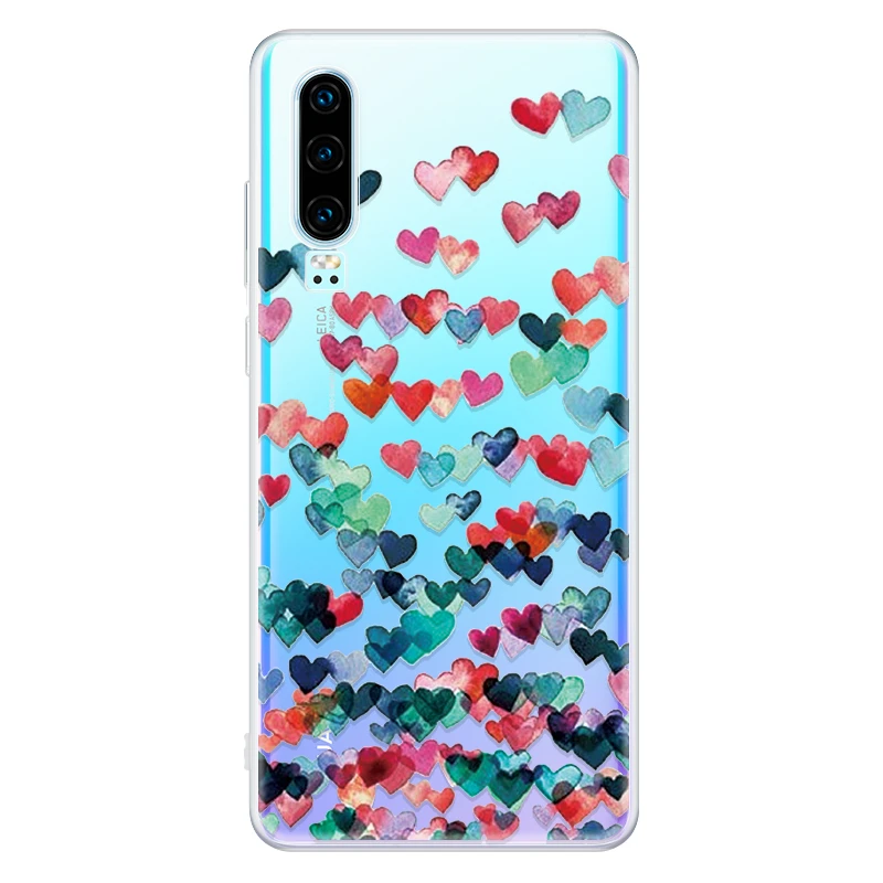 21 Силиконовый чехол для Honor 9i 10 Lite 8X для huawei P20 P30 Pro Lite, мягкий ТПУ чехол, цветочный узор, листья, кактус, сердце, фрукты, чехол s - Цвет: 21