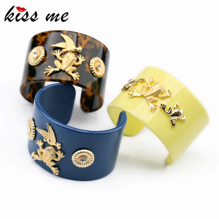 Новинка 2016 модные ювелирные изделия из смолы открытый Шарм браслет оптовая