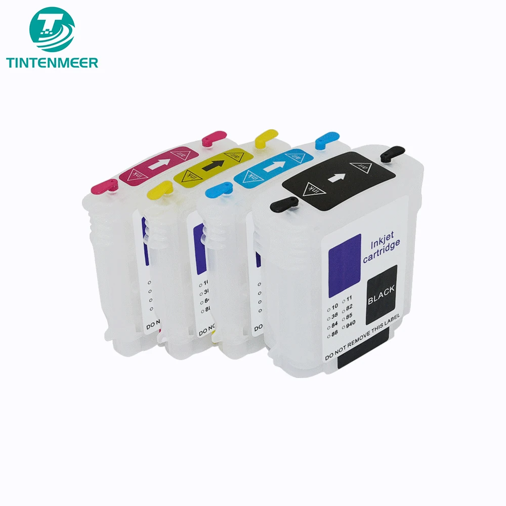TINTENMEER многоразовый пустой картридж с чипом автосброса arc 940 для hp officejet pro 8000 8000A 8500
