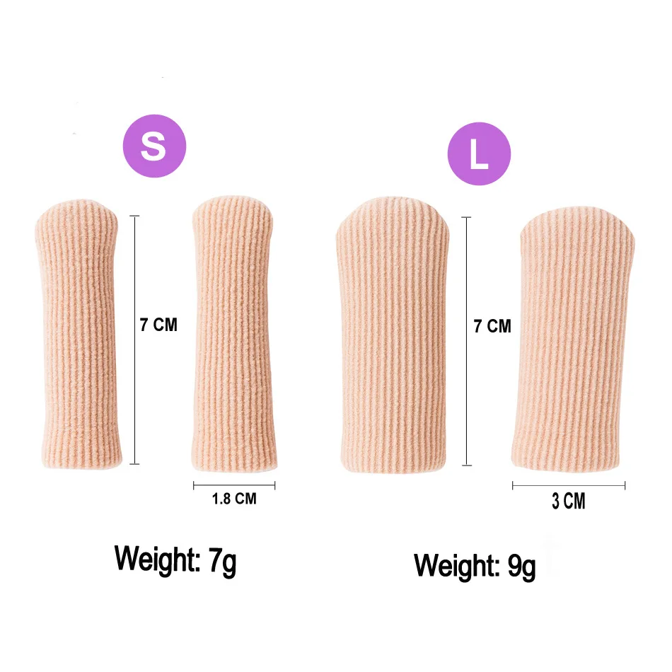 1 пара медицинский силикагель волокно пальцы набор разделитель пальцев