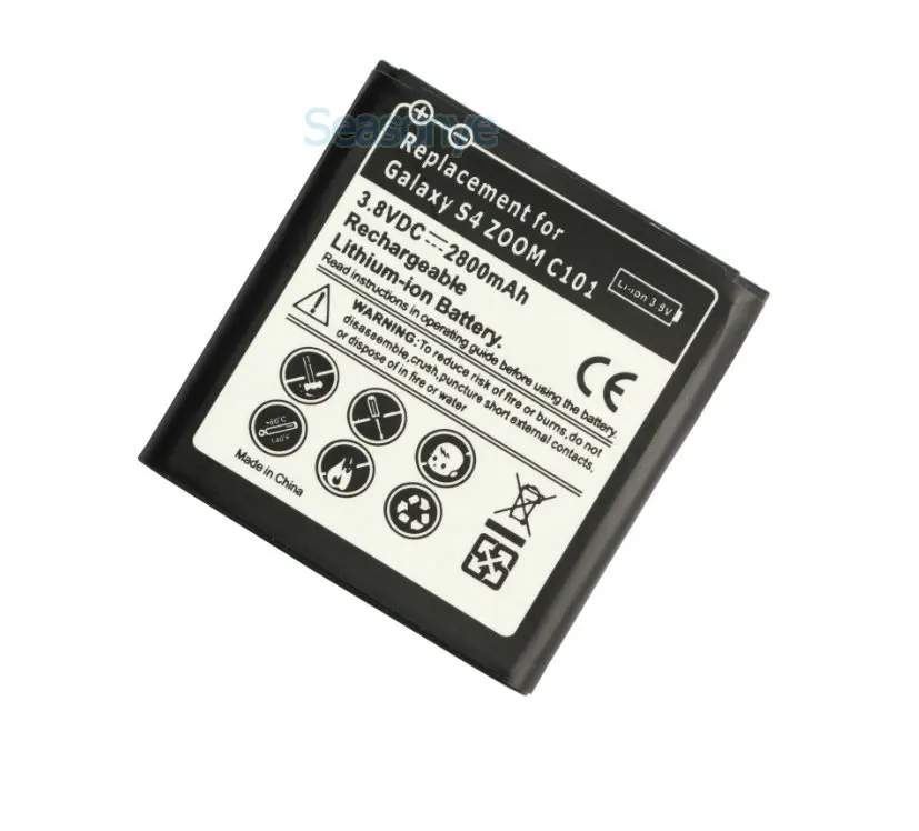 Seasonye 2 шт./лот 2800 мАч B740AC / B740AE B740AK B740AU Сменный аккумулятор для Samsung Galaxy S4 Zoom C101 C1010
