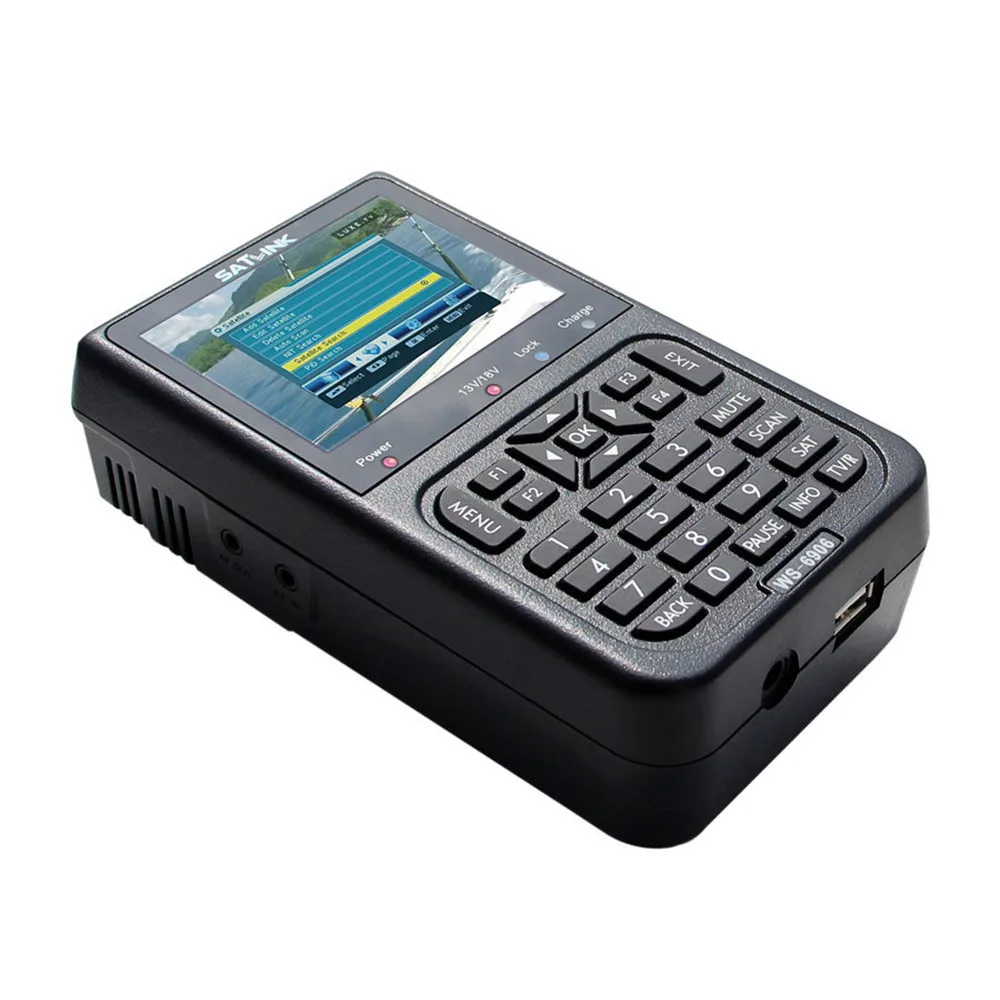 Satlink WS-6906 3 5 &quotDVB-S цифровой ресивер fta спутниковый приемник спутникового ТВ