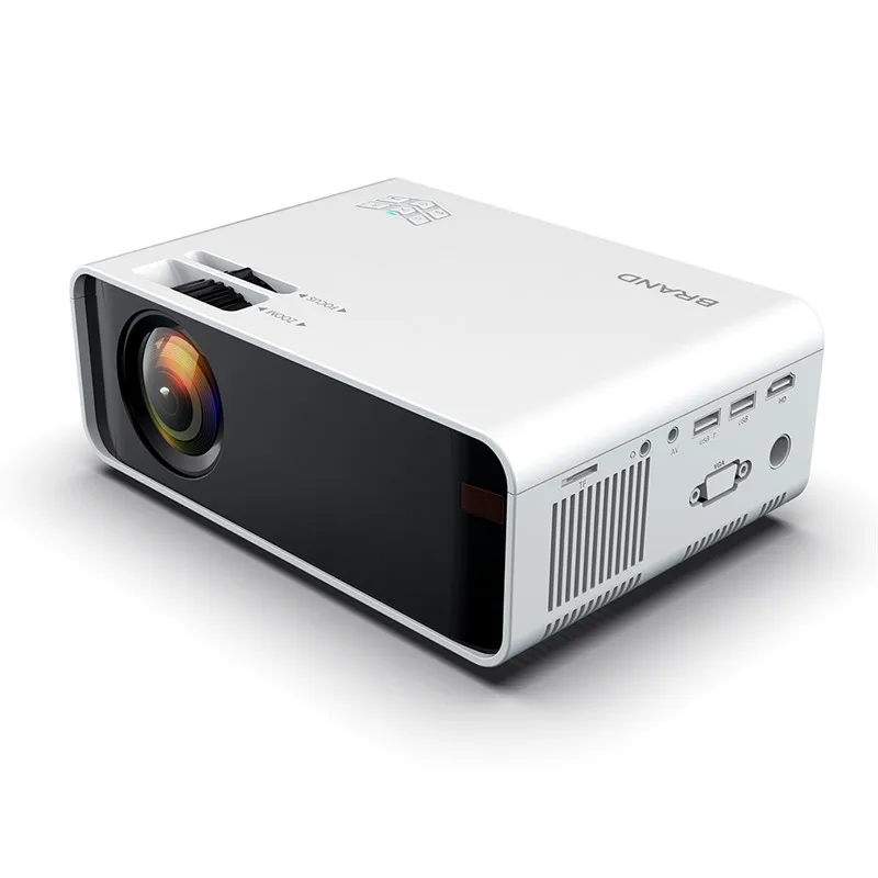 EU 3D Mulitmedia проектор 1080P HD проекция видео домашний кинотеатр проектор Поддержка ТВ HDMI AV USB VGA интерфейс домашний медиа плеер - Цвет: EU