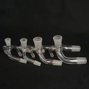 1423 1926 2429 женский x Мужской совместный 2-полосная лаборатории Стекло вакуумный приемник адаптер Стекло посуда