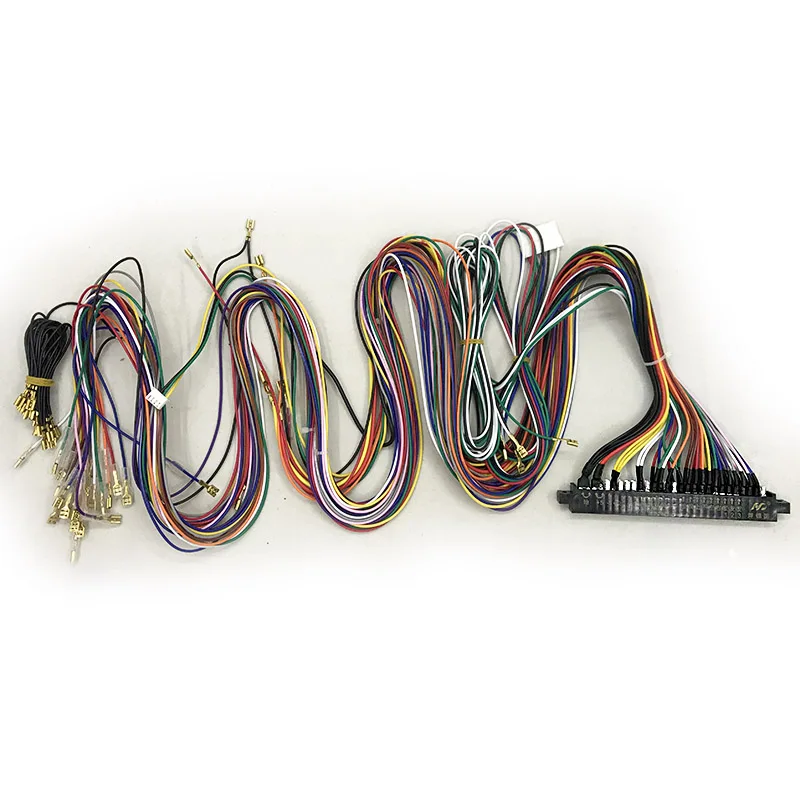 harness Jamma Pandora Box 9D 2500 в 1(10 из 3D) поддержка 4 игрока аркадная версия оранжевый Jamma мульти игровая доска HDMI/VGA выход - Цвет: harness