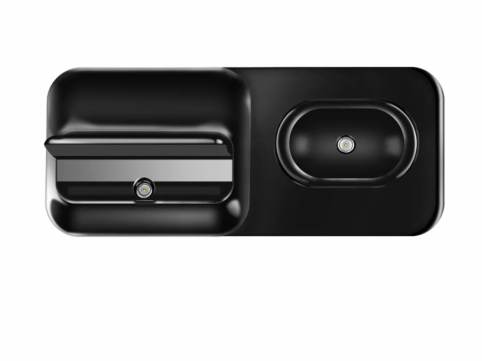 ACCEZZ Магнитный зарядный Настольный держатель для iPhone XS MAX XR для AirPods Apple i Watch для samsung Xiaomi 3 в 1 Универсальное зарядное устройство