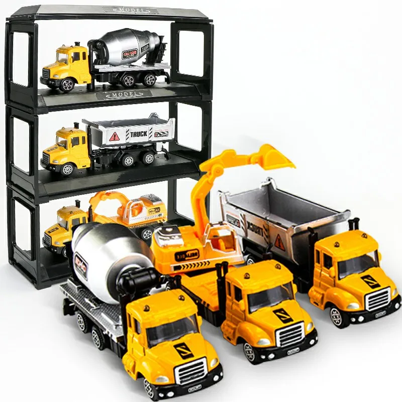 Модель автомобиля из литого под давлением 1/64 игрушечная Инженерная техника