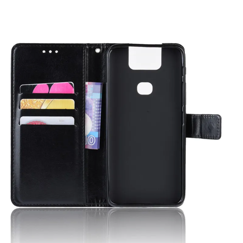Asus ZS630KL чехол Роскошный кошелек для телефона из искусственной кожи Zenfone 6 ZS ZS630 630