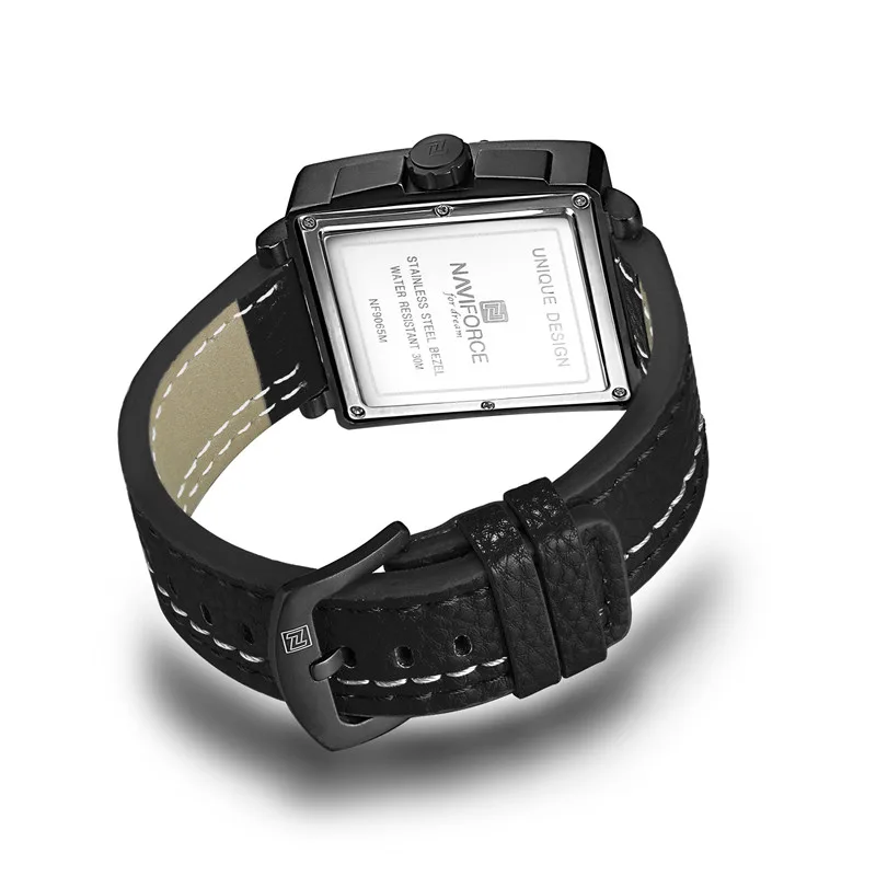 NAVIFORCE Брендовые спортивные военные часы модные повседневные кварцевые мужские