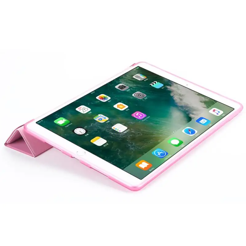 XSKEMP для iPad mini 2 3 7 9 &quotмягкая ТПУ Силиконовая задняя смарт крышка флип раза Стенд