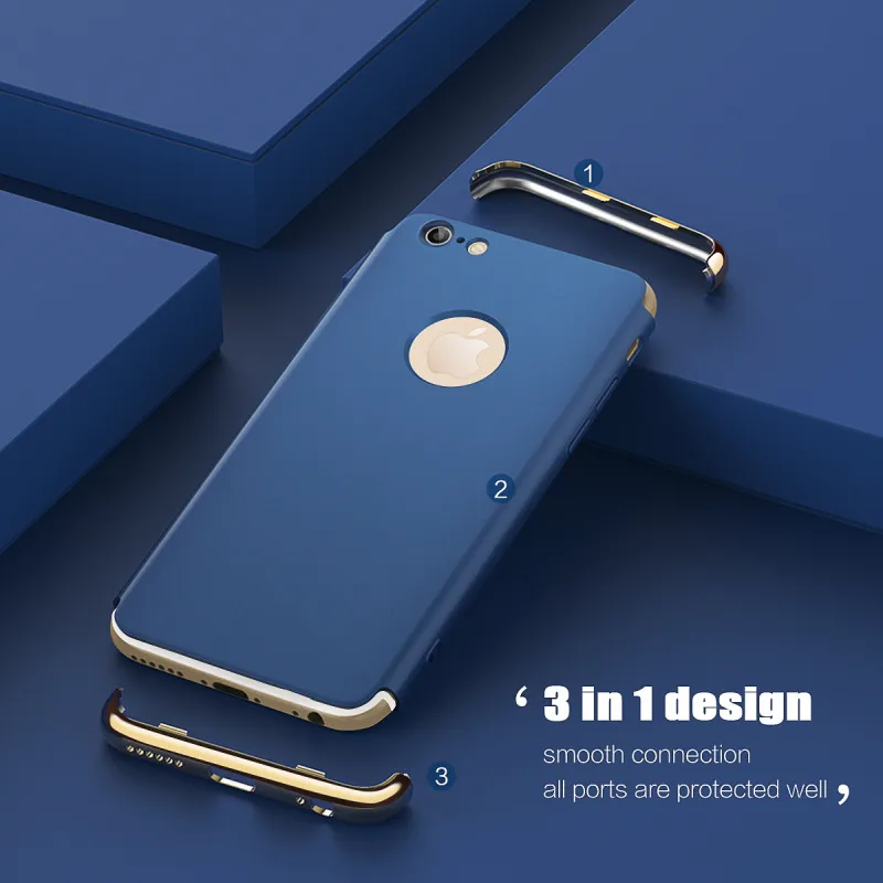 GrandEver Модный чехол с покрытием из розового золота для iPhone 7 ультра тонкие милые