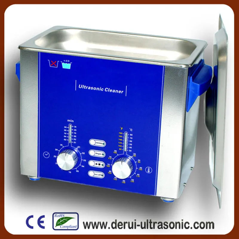 Derui ультразвуковой очистки ванны с дега развертки DR-DS30 3 л | Бытовая техника