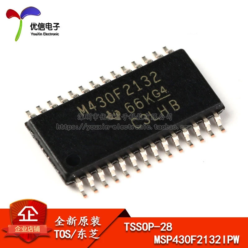 

Free shipping MSP430F2132IPW TSSOP-28 MSP430F2132