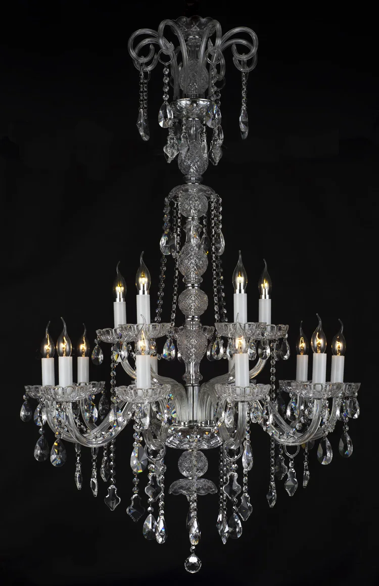 Новый европейский стиль Хрустальная Подвеска Современная Роскошная лампа для