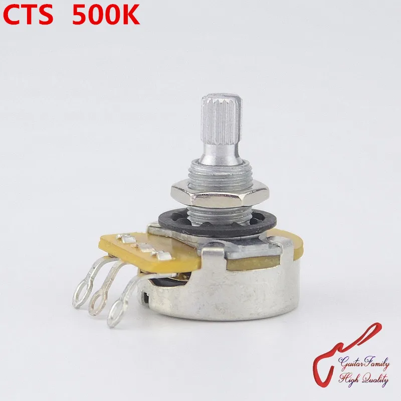 1 шт. большой потенциометр CTS A500K/L500K (B500K) для электрогитары (бас) Сделано в