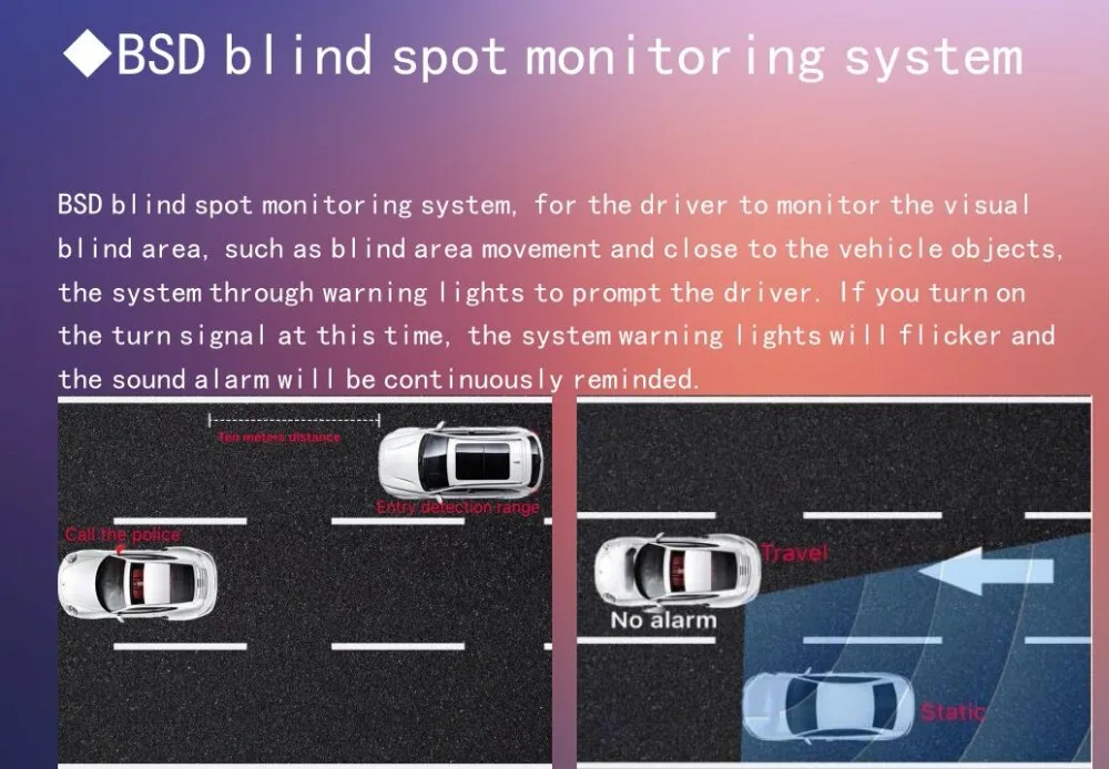 Автомобиль BSD BSM микроволновый датчик слепое пятно зеркало w 2 светодиодный индикатор сигнала тревоги зеркало OE для Toyota слепое пятно обнаружения системы безопасности