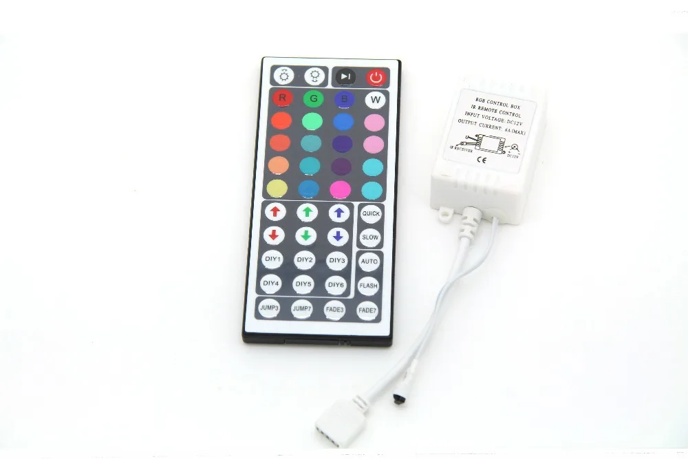30Leds/m 5M SMD 5050 150Leds RGB LED Strips and 44 Key IR Remote Control 12V 3A Power Supply US/EU/UK/AU Free shipping | Лампы и