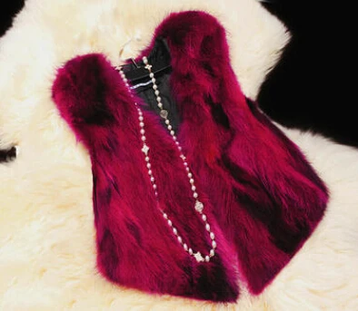 Женский модный жилет из натурального меха енота Новое поступление 100% FP652|real raccoon