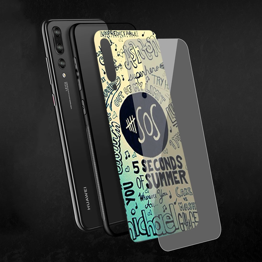 Lavaza 5sos секунды лета стекло ТПУ чехол для Huawei Mate 20 P10 P20 P30 Y6 Y9 P smart lite Pro 2018 2019|Бамперы|