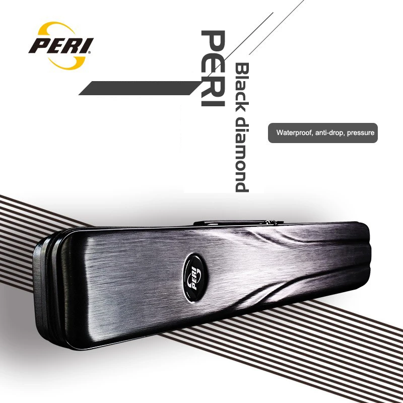 

Чехол для бильярда PERI Black Diamond S с 7 отверстиями, многосоставная текстурированная коробка для удочек, набор для кия, чехол, аксессуары для биль...
