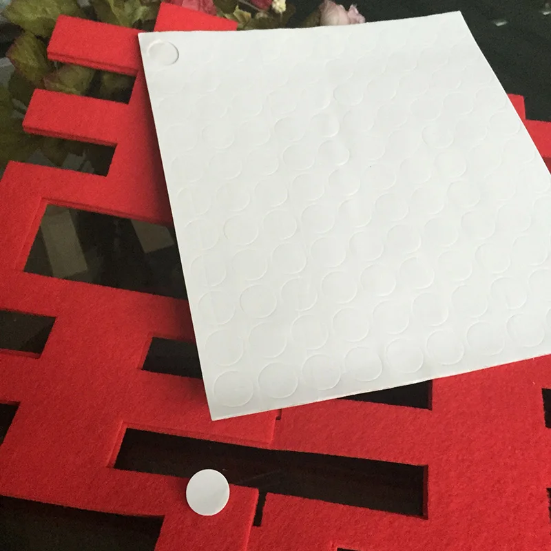 200 шт. (2 листа) круговые супер липкие клеевые точки Удобная паста латексные