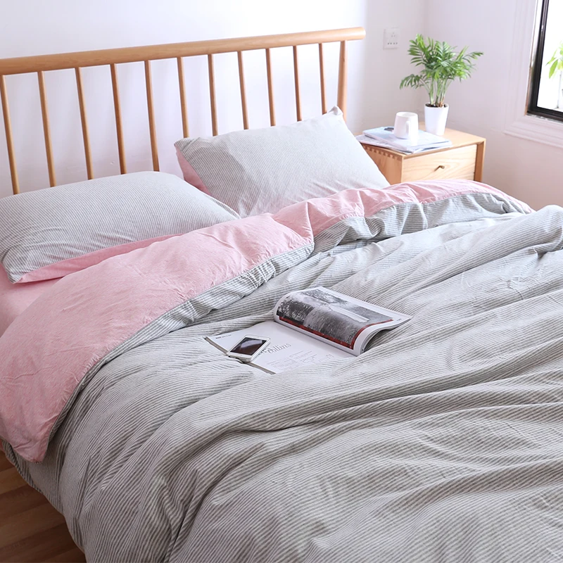 Комплект постельного белья из 3 предметов простыня пододеяльник наволочка набор