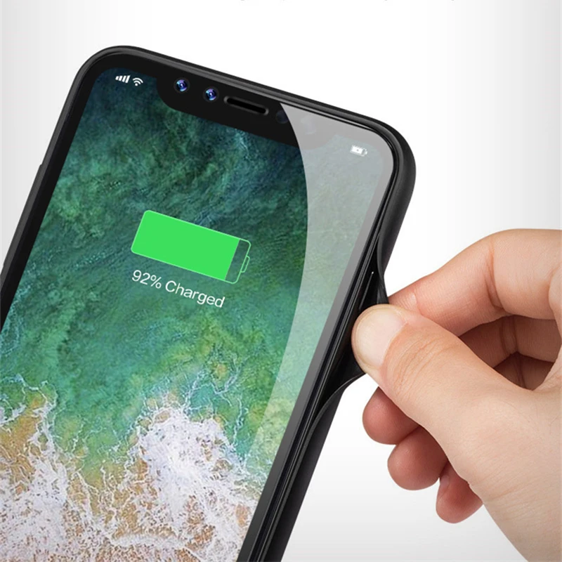 5000 мАч Расширенный чехол для аккумулятора телефона для iPhone XS портативный внешний аккумулятор чехол для iPhone X резервный чехол для зарядного устройства