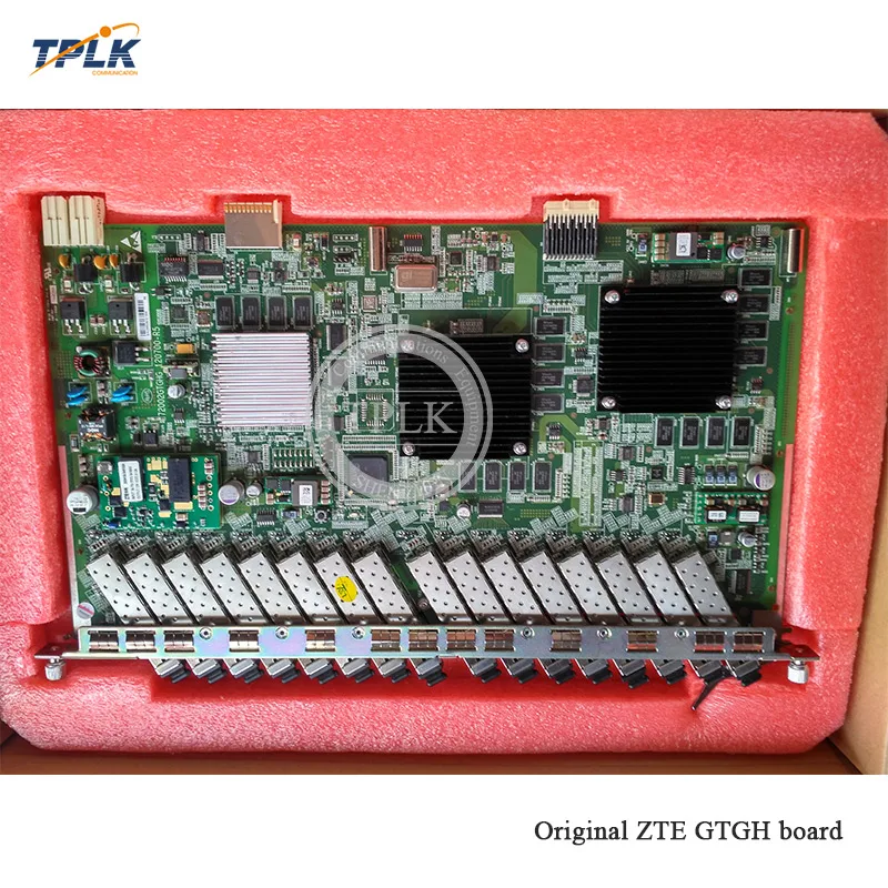 Горячая zte GTGH C+ плата 16 портов GPON плата для zte C300 C320 OLT, с 16 SFP C+ модули