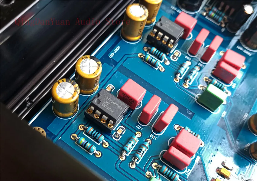 Q7 AK4497 AK4497EQ аудио DAC декодер законченный в чехол поддержка 192 k/24 бит DSD128