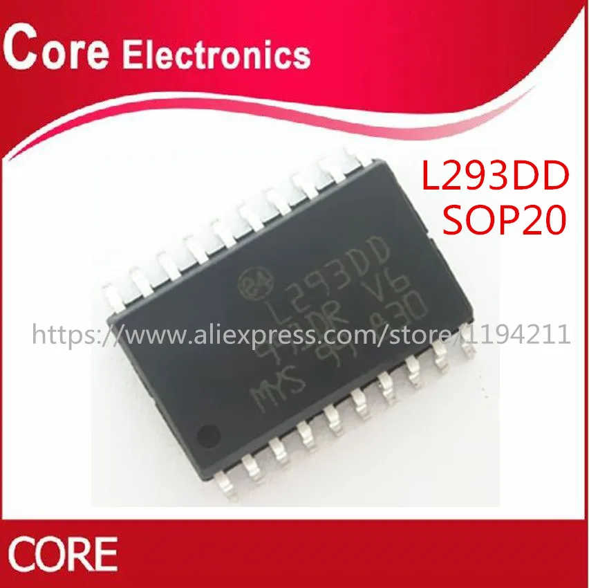 20 шт L293DD SOP20 L293D L293 в наличии | Электронные компоненты и принадлежности
