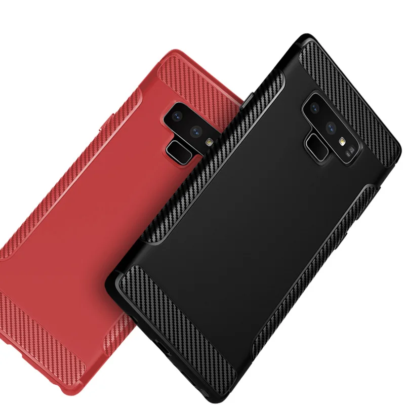For Samsung Galaxy A8 2018 Case Carbon Cover Note 9 S8 S9 Plus A6 A7 A9 J4 J6 Prime Note8 Capa |