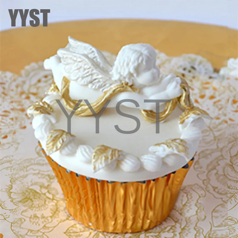 Yueyue Sugarcraft 1 шт. силиконовая форма с изображением ангела помадки формы для