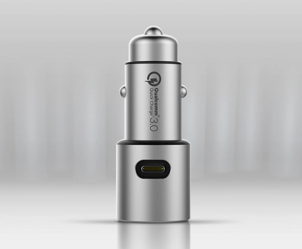 Оригинальное Xiaomi Mi автомобильное зарядное устройство с двумя USB, 5 В/3 А, 9 В/2 А, 12 В/1,5 А, металлическое универсальное быстрое зарядное устройство QC 3,0 для iPhone, samsung, LG, huawei