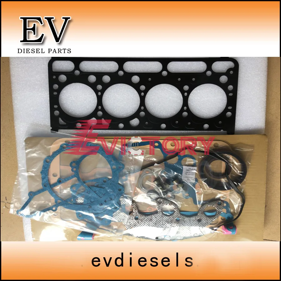 Комплект для ремонта поршневого кольца V2003T V2003 + полная прокладка подшипник